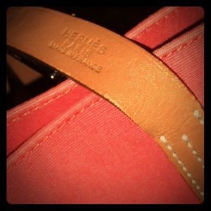 Auth Hermes Etriviere Elan Bag in Bougainvillea